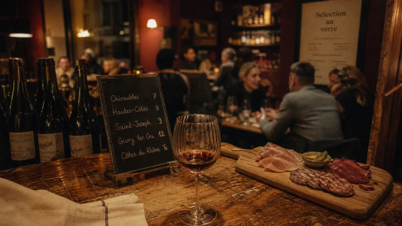 Bar à vin paris : verre fumant et charcuteries, ambiance chaleureuse