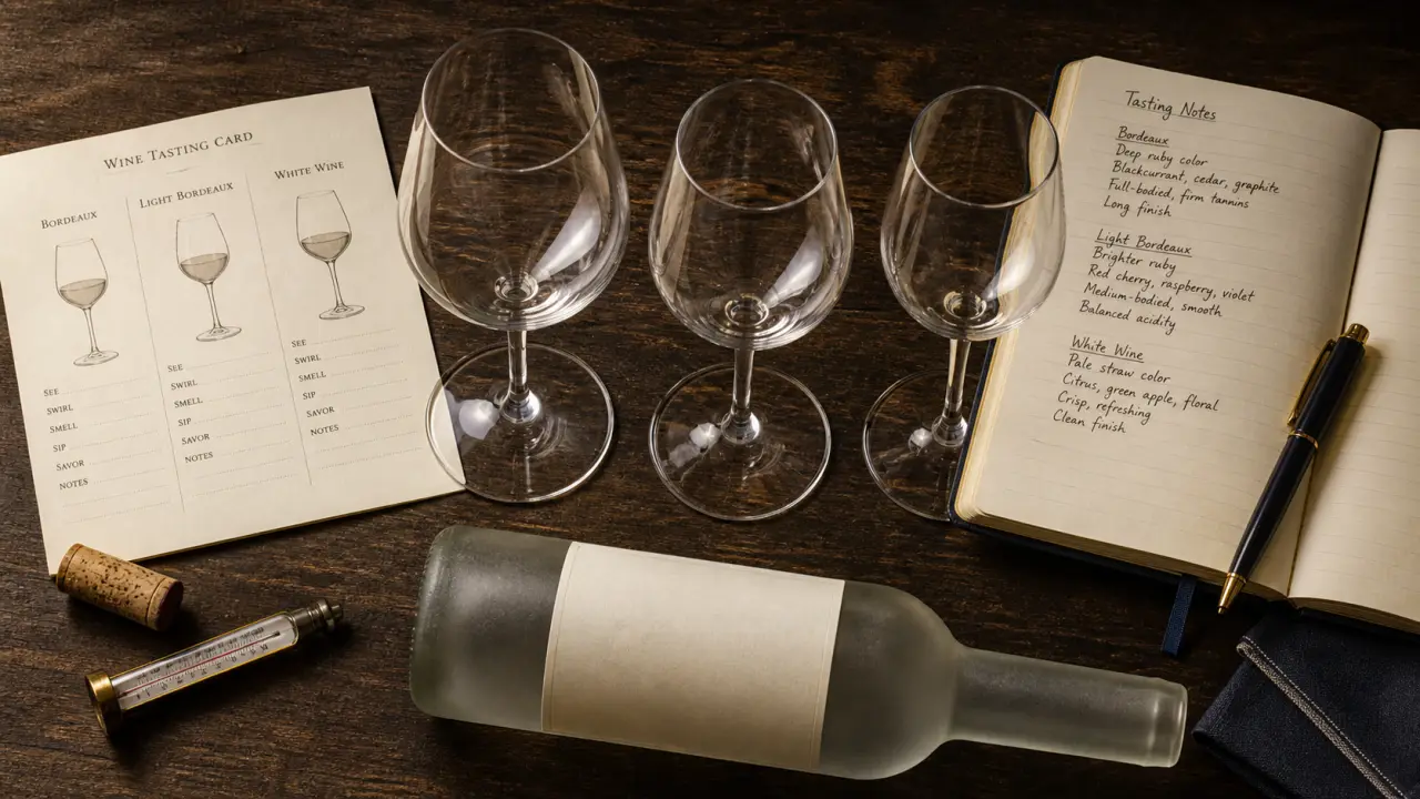 Cave a vin paris 16 : dégustation, verres et notes