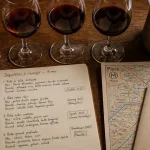 Cours œnologie paris : table de dégustation et notes