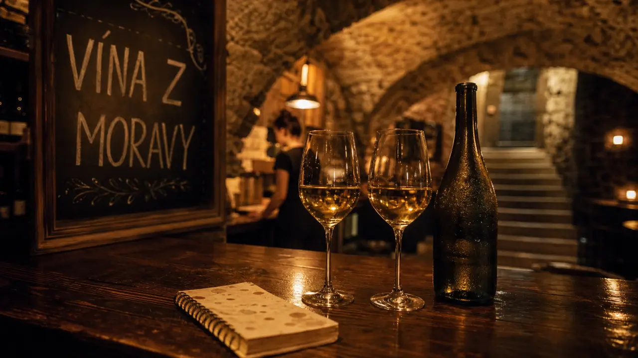 Les caves de prague : vins moraves dans un sous-sol voûté à Prague