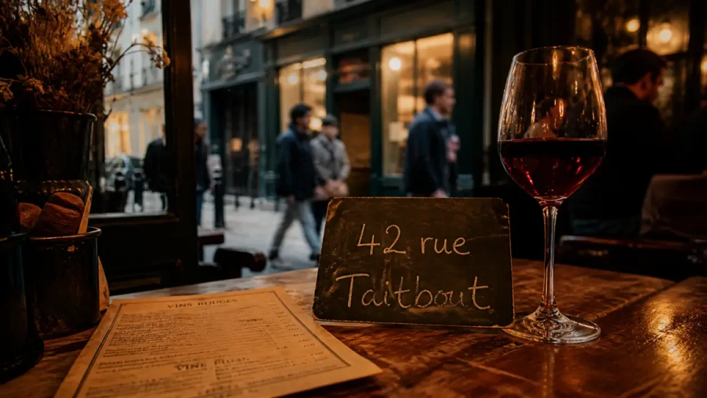 Mamou restaurant bar à vin 42 rue Taitbout 75009 Paris
