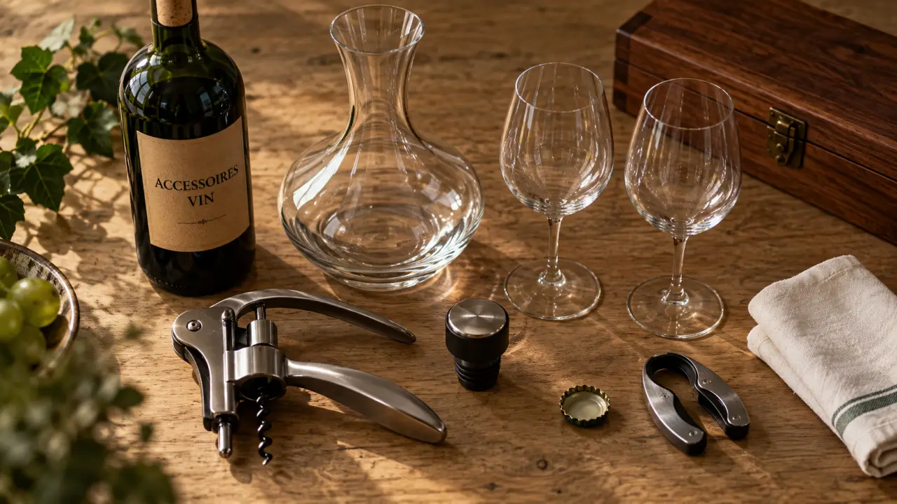 Accessoire vin : tire-bouchon, service et conservation du vin