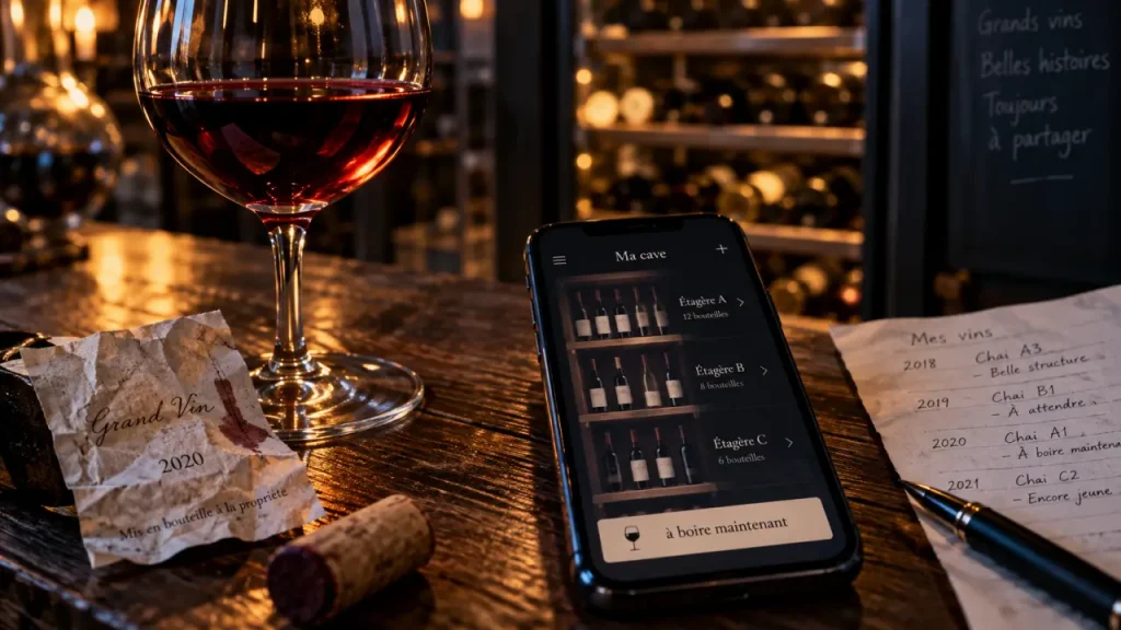 Application cave à vin : scanner et localiser les bouteilles, à boire maintenant