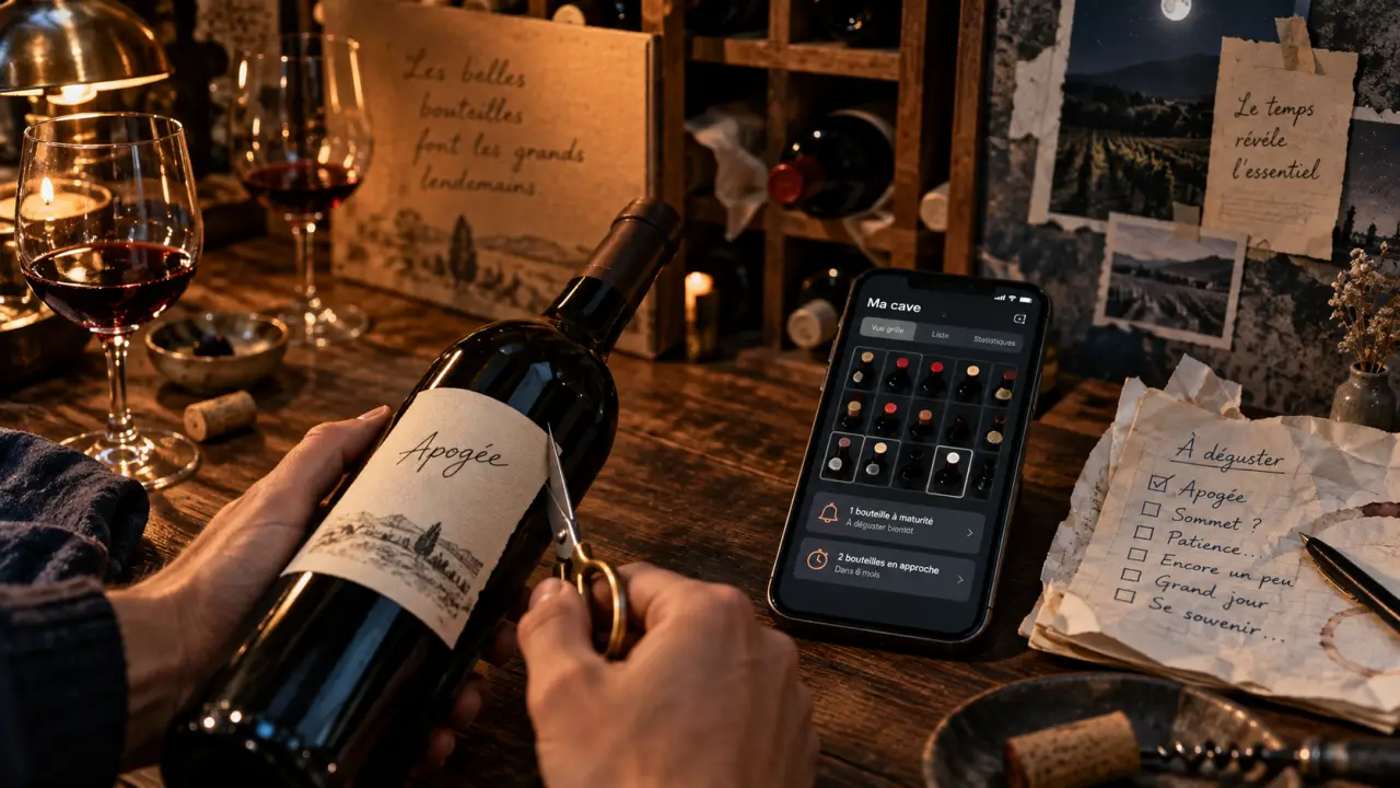 Application gestion cave à vin : choisir la bonne bouteille sans vider ses étagères