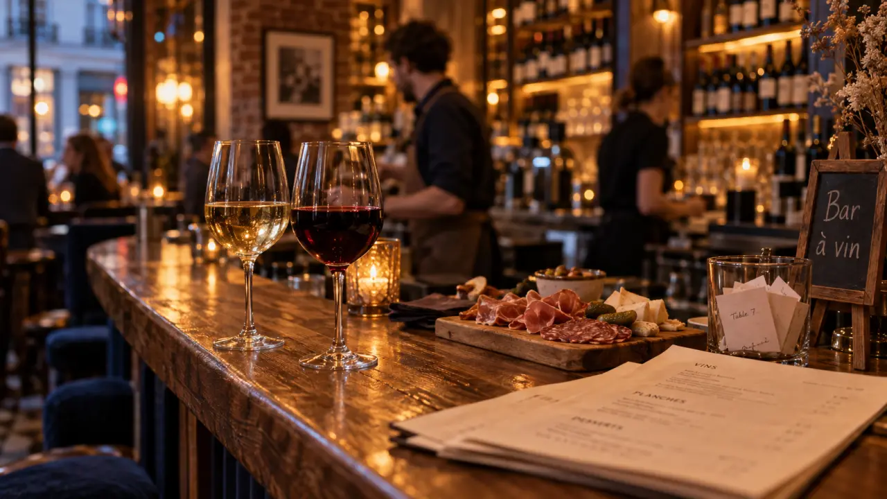 Bar à vin Paris 17 Batignolles : comptoir, vins et ambiance chaleureuse