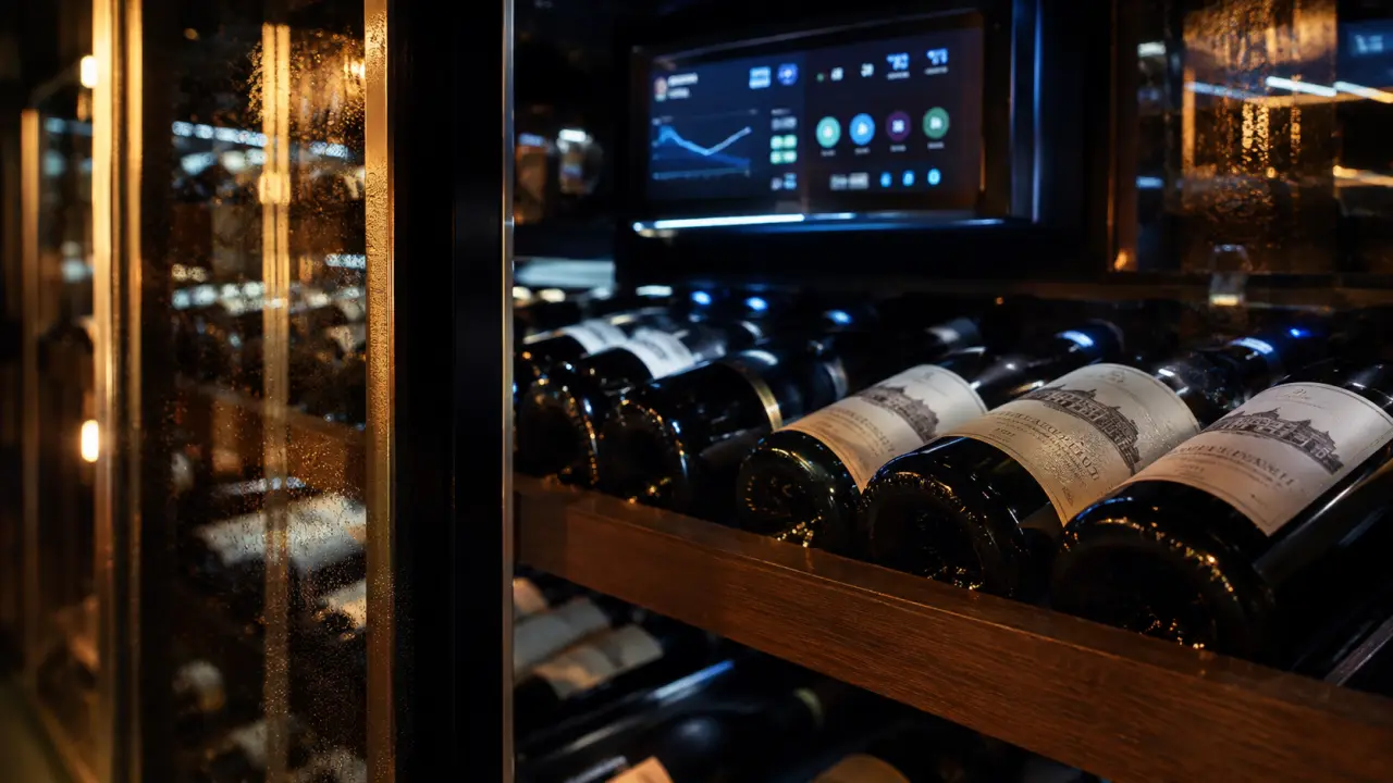 cave a vin connectee : inventaire digital et alertes WiFi
