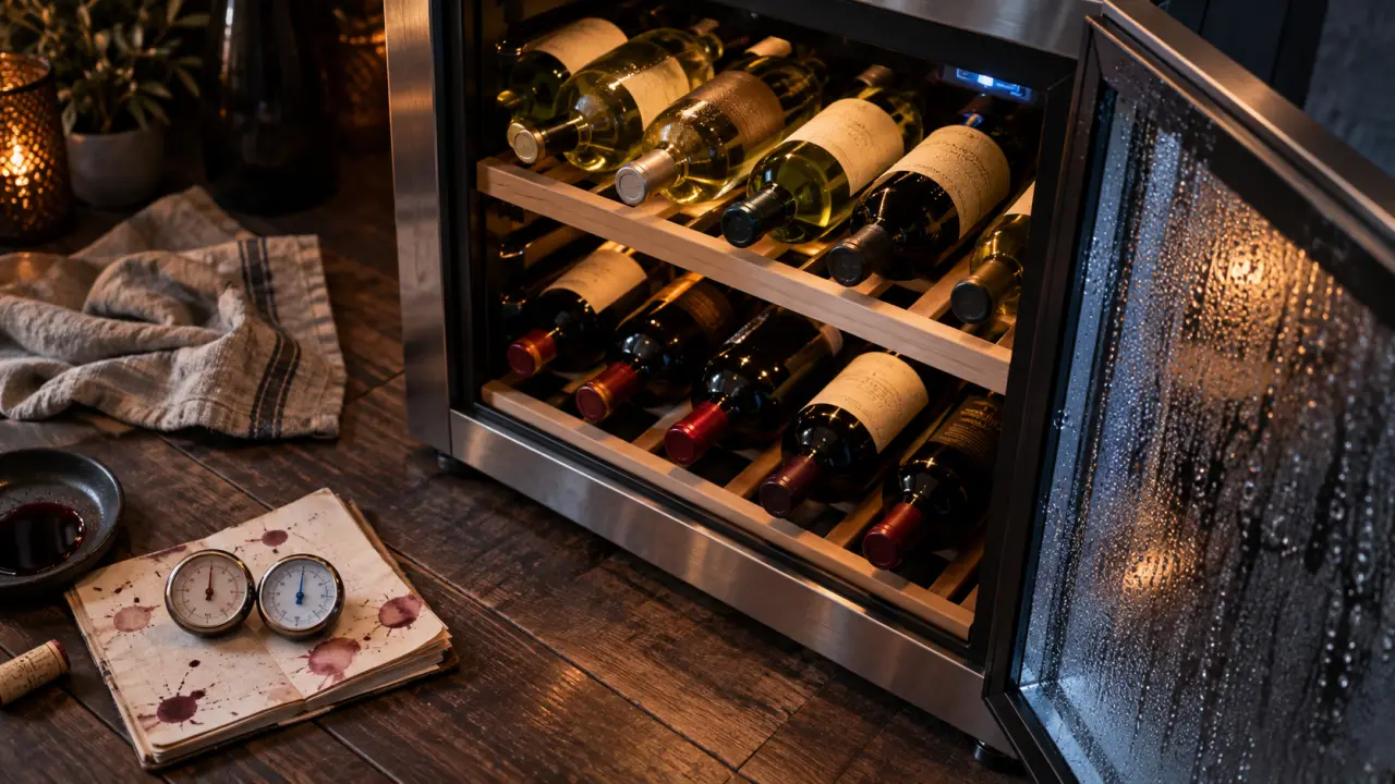 Cave à vin double zone : deux températures, bouteilles blanches et rouges