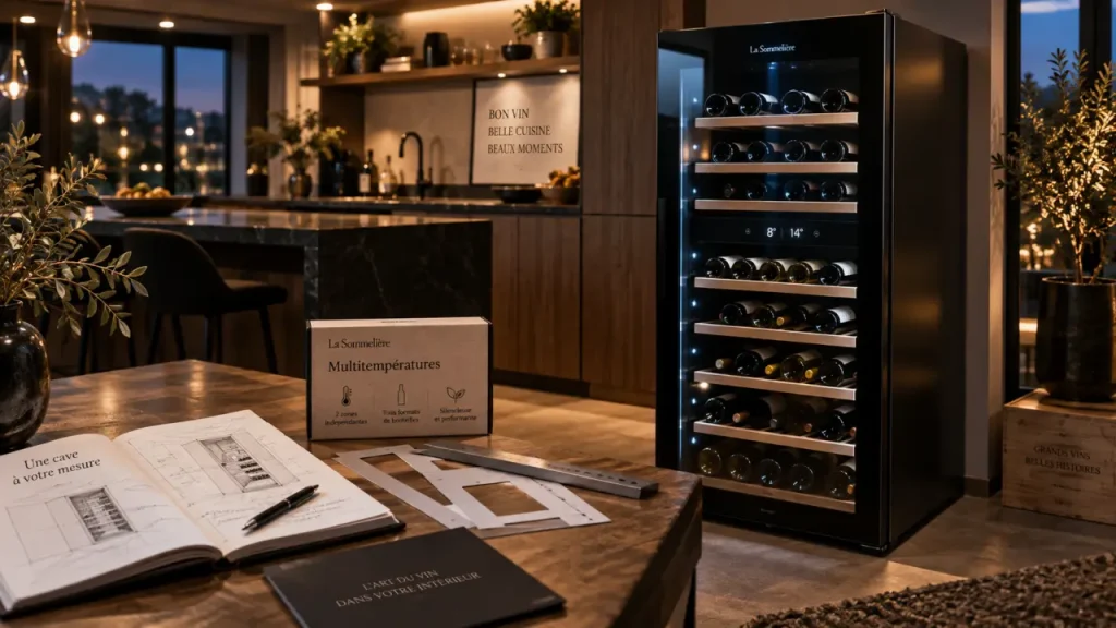 Cave à vin La Sommelière multitempératures