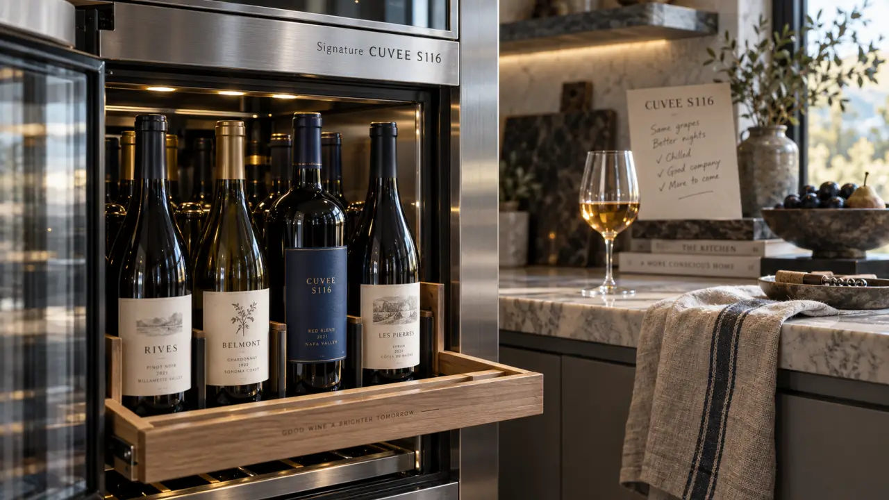 Cave a vin signature CUVEE S116 pour 116 bouteilles