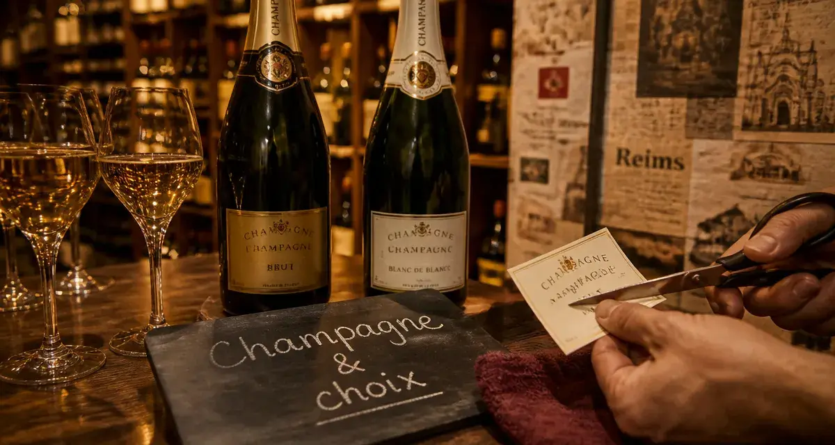 Caviste reims en cave : champagne et dégustation
