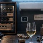 Climatiseur cave à vin réglé entre 9 et 14 °C