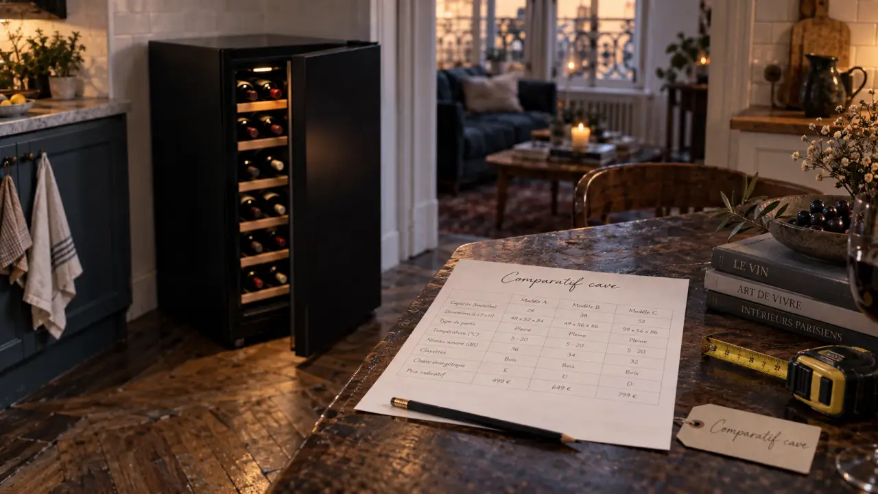 Comparatif cave à vin : température et place pour bien ranger les bouteilles