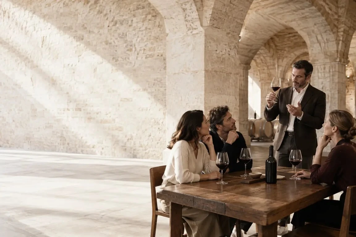 Dégustation vin Paris dans une cave historique avec un sommelier