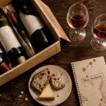 La cave à la bastille : vins naturels rue Sedaine, verres et bouteilles sur la table