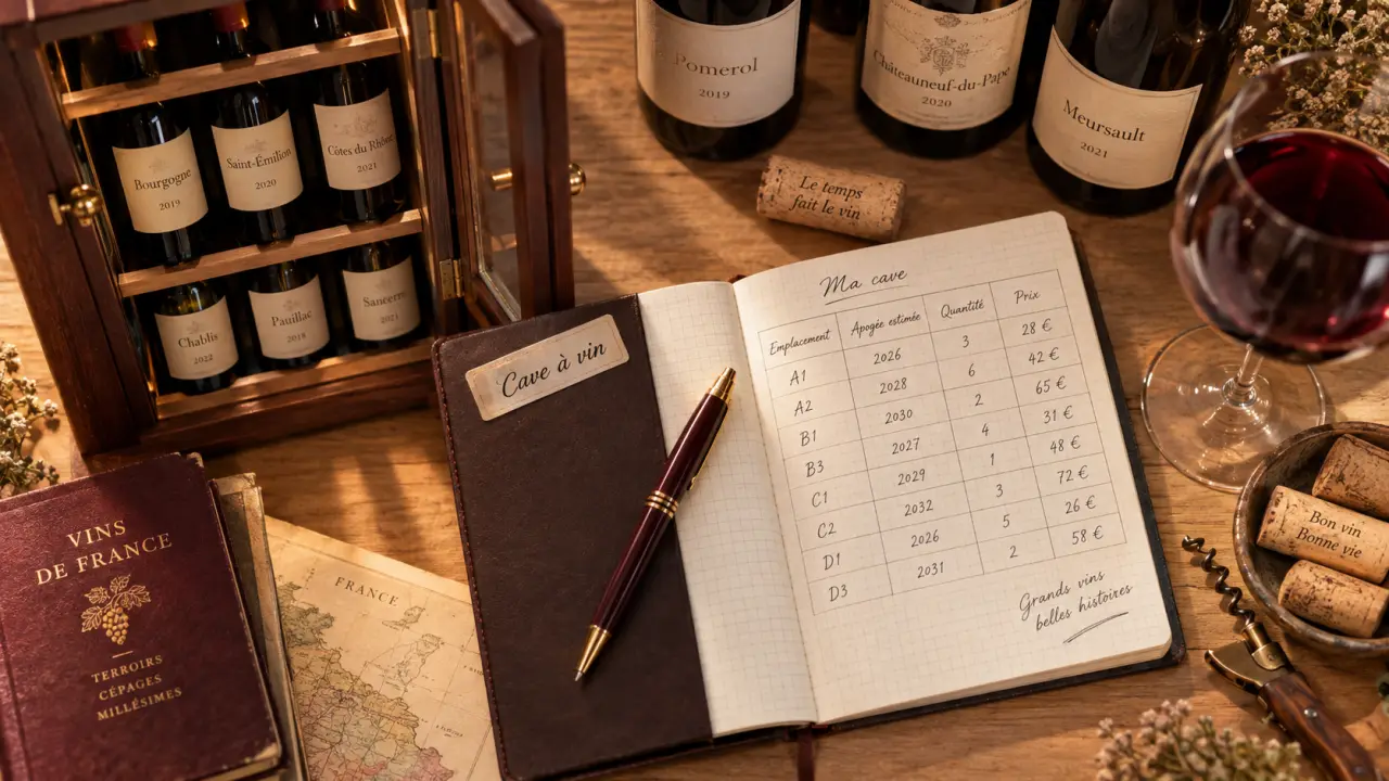 Logiciel gestion cave à vin gratuit : champs essentiels