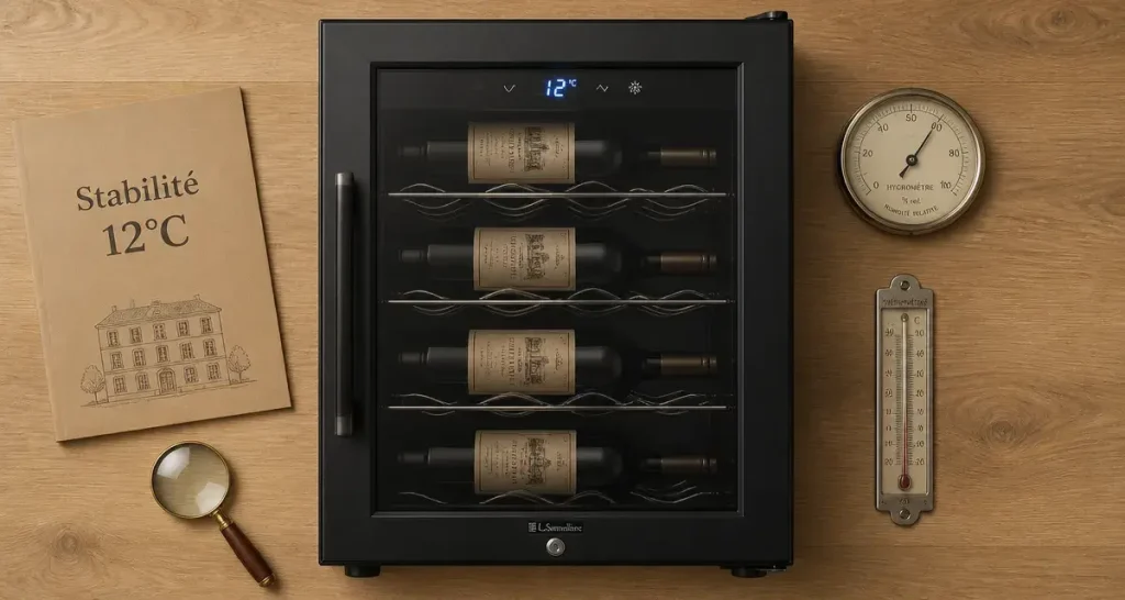 Meilleure cave à vin de vieillissement : température et capacité, porte anti-UV
