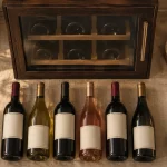 Petite cave à vin 6 bouteilles en appartement parisien, service à bonne température
