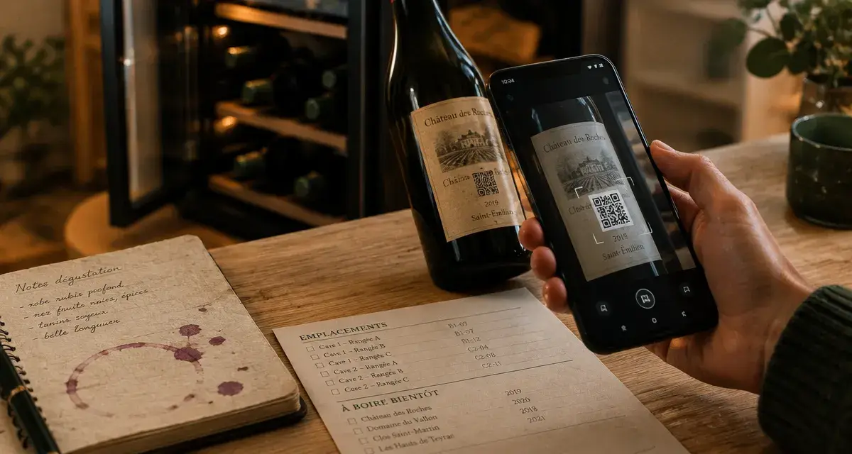 Application cave à vin gratuite android : scan des bouteilles oubliées
