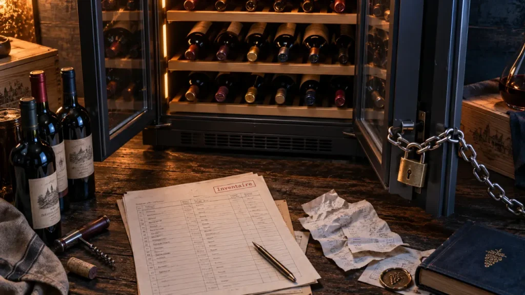 Assurance cave à vin : preuves, valeur déclarée et exclusions