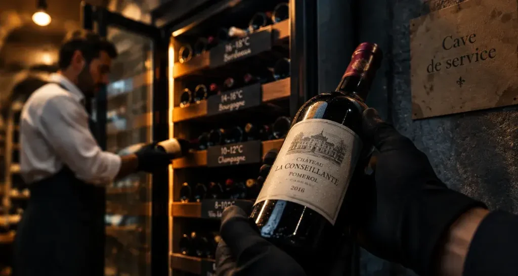 Cave à vin professionnel : bouteilles en cave à froid stable
