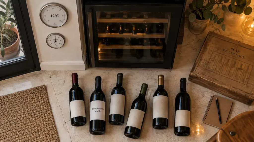 Cave à vin température idéale 12°C et hygrométrie