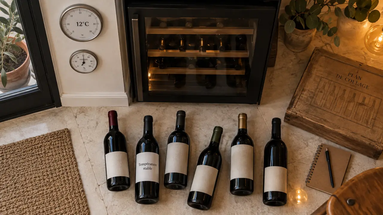 Cave à vin température idéale 12°C et hygrométrie