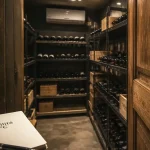 Climatiseur cave à vin 10m3 dans une cave à vin