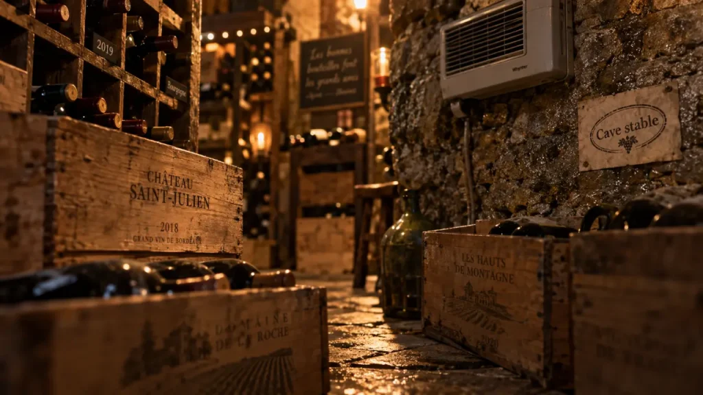 Mini climatiseur pour cave à vin, température stable en cave