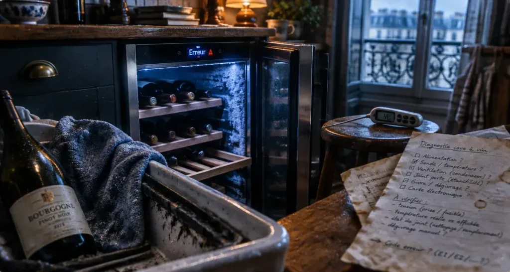 Réparation cave à vin à Paris : panne sérieuse ou simple réglage ?