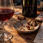 souris vin nature : verre trouble et traces brunes, signe à reconnaître